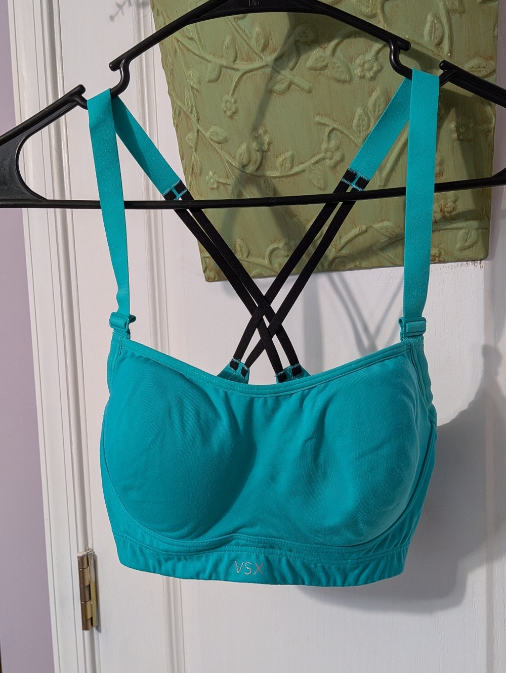 Victoria's Secret VSX Teal Strappy Sports Bra
